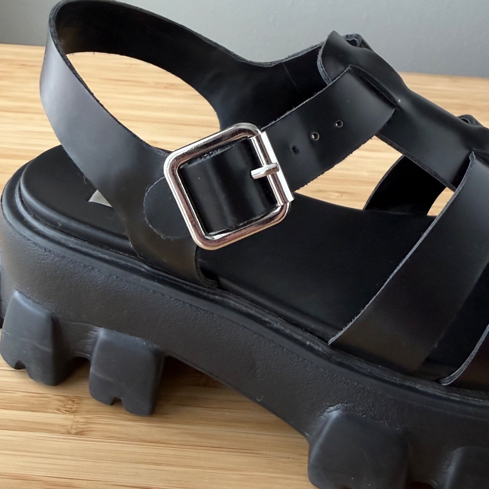 Steve Madden Echo Strappy Platform Fisherman Y2k … - image 7